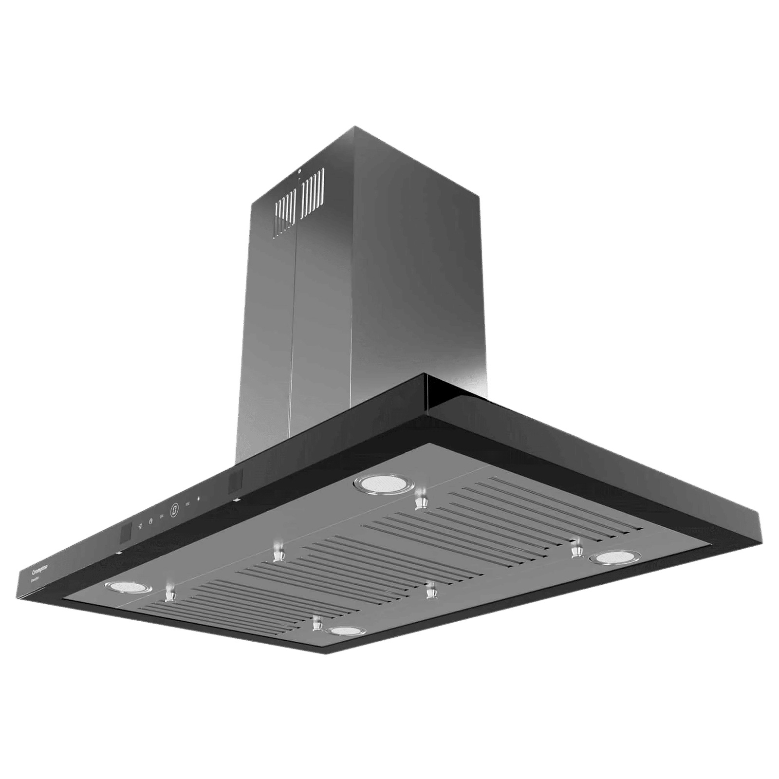 Crompton GrandArt 90cm 1350m3/hr Ducted Auto Clean Ceiling Mounted Chimney with Touch Control Panel (Inox) Crompton GrandArt 90cm 1350m3/hr Ducted Auto Clean Ceiling Mounted Chimney with Touch Control Panel (Inox)_1