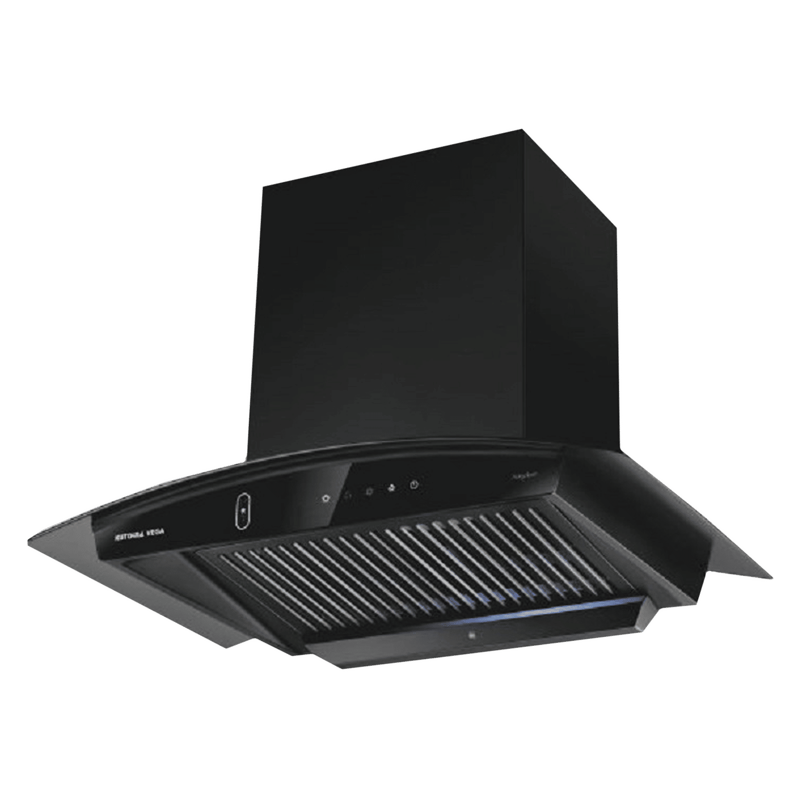 Kutchina VEGA DLX 75cm 1400m3/hr Ducted Auto Clean Wall Mounted Chimney with Touch Control Panel (Black)_1
