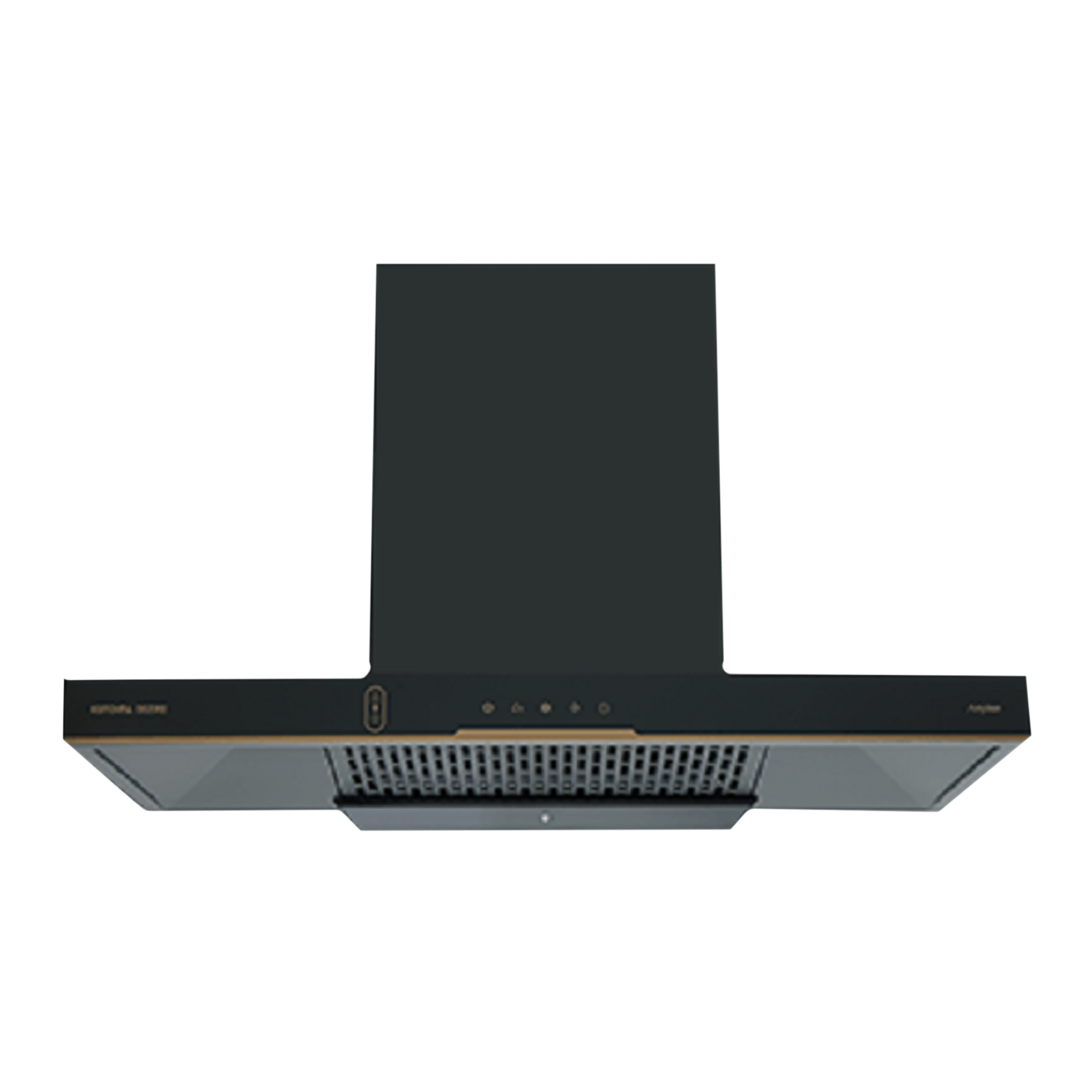 Kutchina DEZIRE 90 90cm 1200m3/hr Ducted Auto Clean Wall Mounted Chimney with Wave Sensor (Black)_1