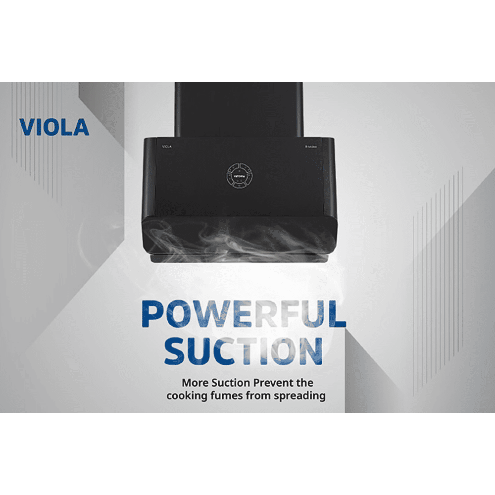 Kutchina VIOLA 70 70cm 1600m3/hr Ducted Auto Clean Ceiling Mounted Chimney with Wave Sensor Control (Black) Kutchina VIOLA 70 70cm 1600m3/hr Ducted Auto Clean Ceiling Mounted Chimney with Wave Sensor Control (Black)_6