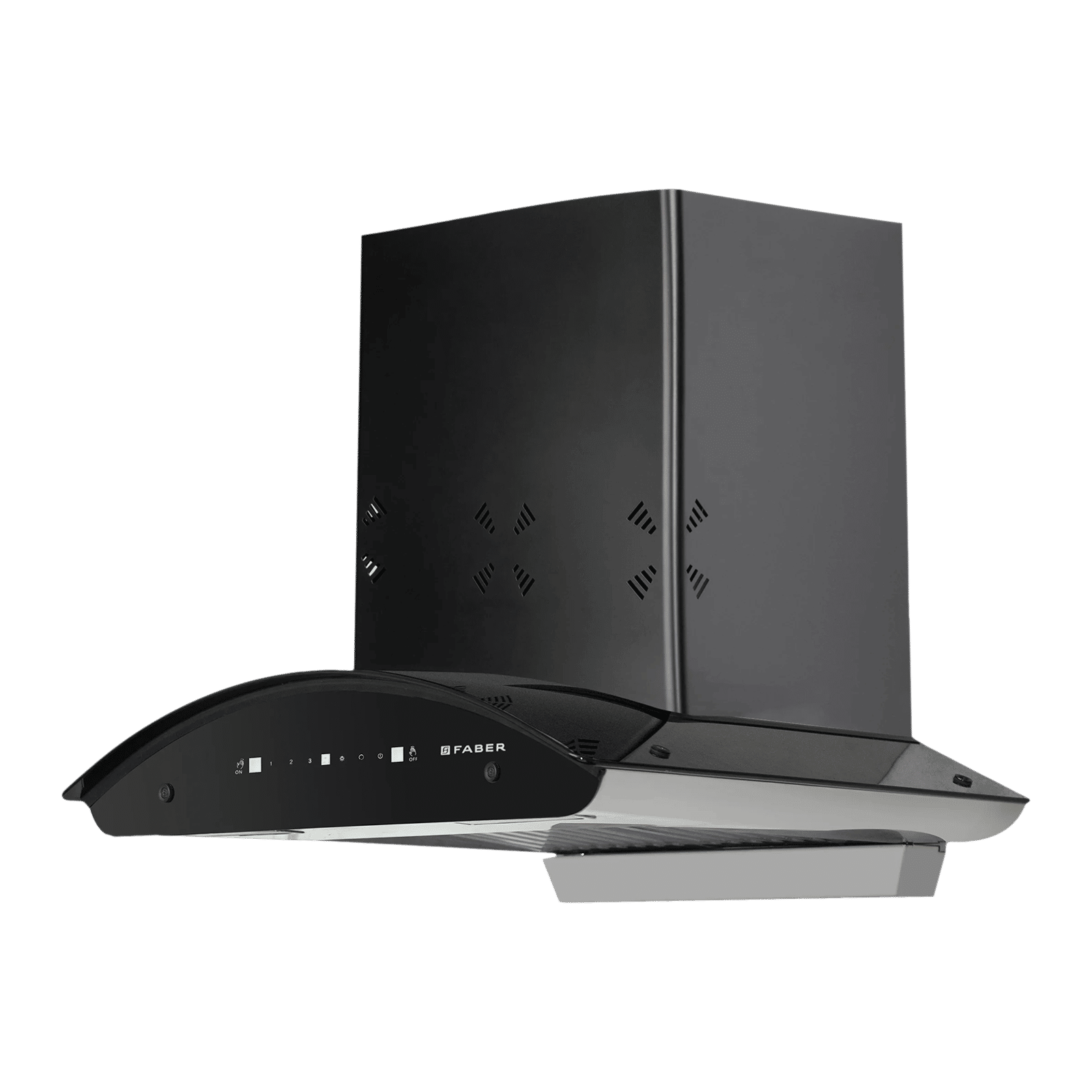 FABER HOOD ELLORA 3D IN HC SC BF BK 60cm 1400m3/hr Ducted Auto Clean Wall Mounted Chimney with Baffle Filter (Black) FABER HOOD ELLORA 3D IN HC SC BF BK 60cm 1400m3/hr Ducted Auto Clean Wall Mounted Chimney with Baffle Filter (Black)_5
