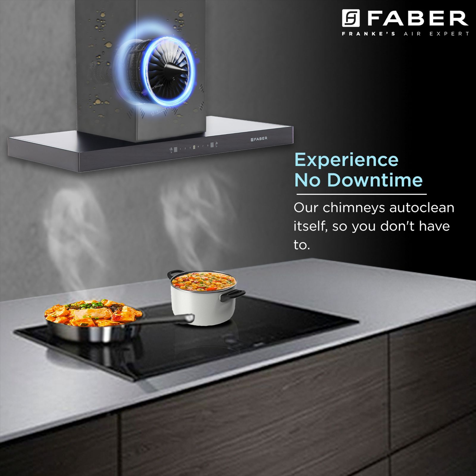 FABER HOOD CYGNUS IN 3D HC SC FL BK 90cm 1400m3/hr Ducted Auto Clean Wall Mounted Chimney with Odor Sensor (Black) FABER HOOD CYGNUS IN 3D HC SC FL BK 90cm 1400m3/hr Ducted Auto Clean Wall Mounted Chimney with Odor Sensor (Black)_14