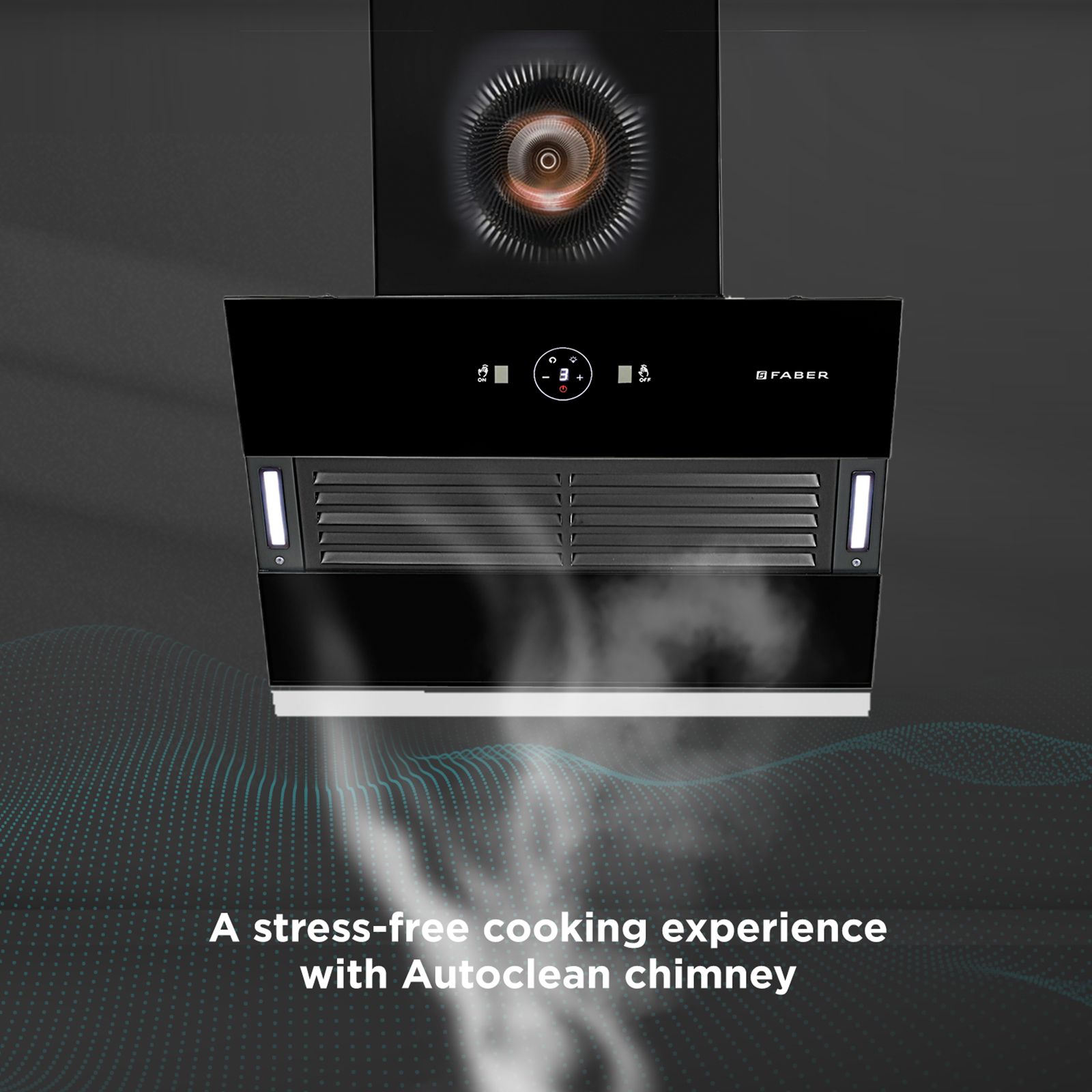FABER Hood Vertigo 60cm 1200m3/hr Ducted Auto Clean Wall Mounted Chimney with Filterless Technology (Black) FABER Hood Vertigo 60cm 1200m3/hr Ducted Auto Clean Wall Mounted Chimney with Filterless Technology (Black)_17