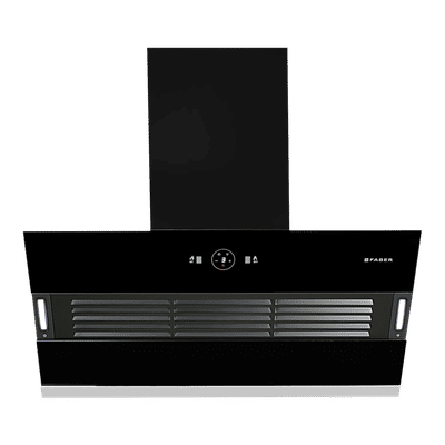 FABER HOOD VERTIGO FL SC AC BK 90cm 1200m3/hr
                      Ducted Auto Clean Wall Mounted Chimney with
                      Filterless Technology (Black)