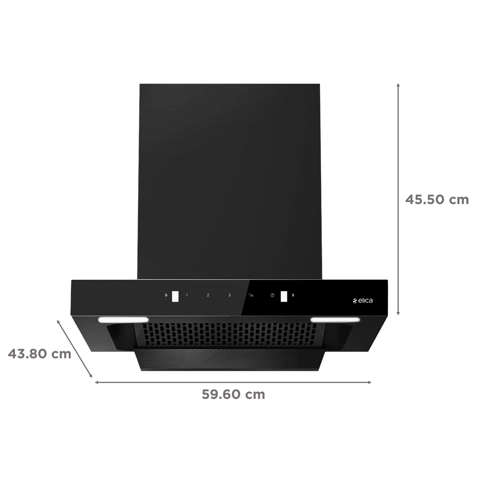 elica Kitchenhood 60cm 1310m3/hr Ducted Auto Clean Wall Mounted Chimney with Motion Sensor Control (Nero) elica Kitchenhood 60cm 1310m3/hr Ducted Auto Clean Wall Mounted Chimney with Motion Sensor Control (Nero)_2