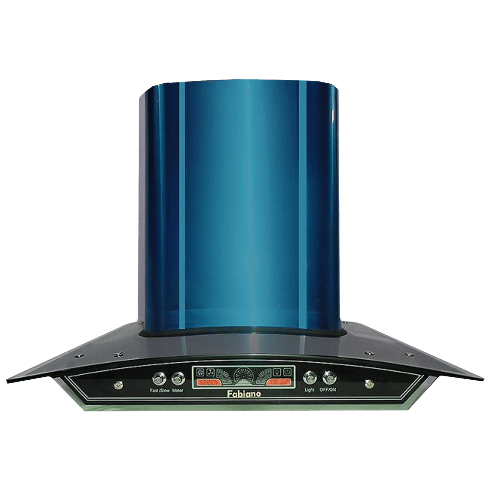 Fabiano NEXA DJ 60cm 1100m3/hr Ducted Auto Clean Ceiling Mounted Chimney with Double Baffle Filter (Blue)_1