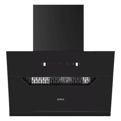 elica EFL 207 HAC LTW VMS 90cm 1350m3/hr Ducted Auto Clean Wall Mounted Chimney with Motion Sensor Control (Black)