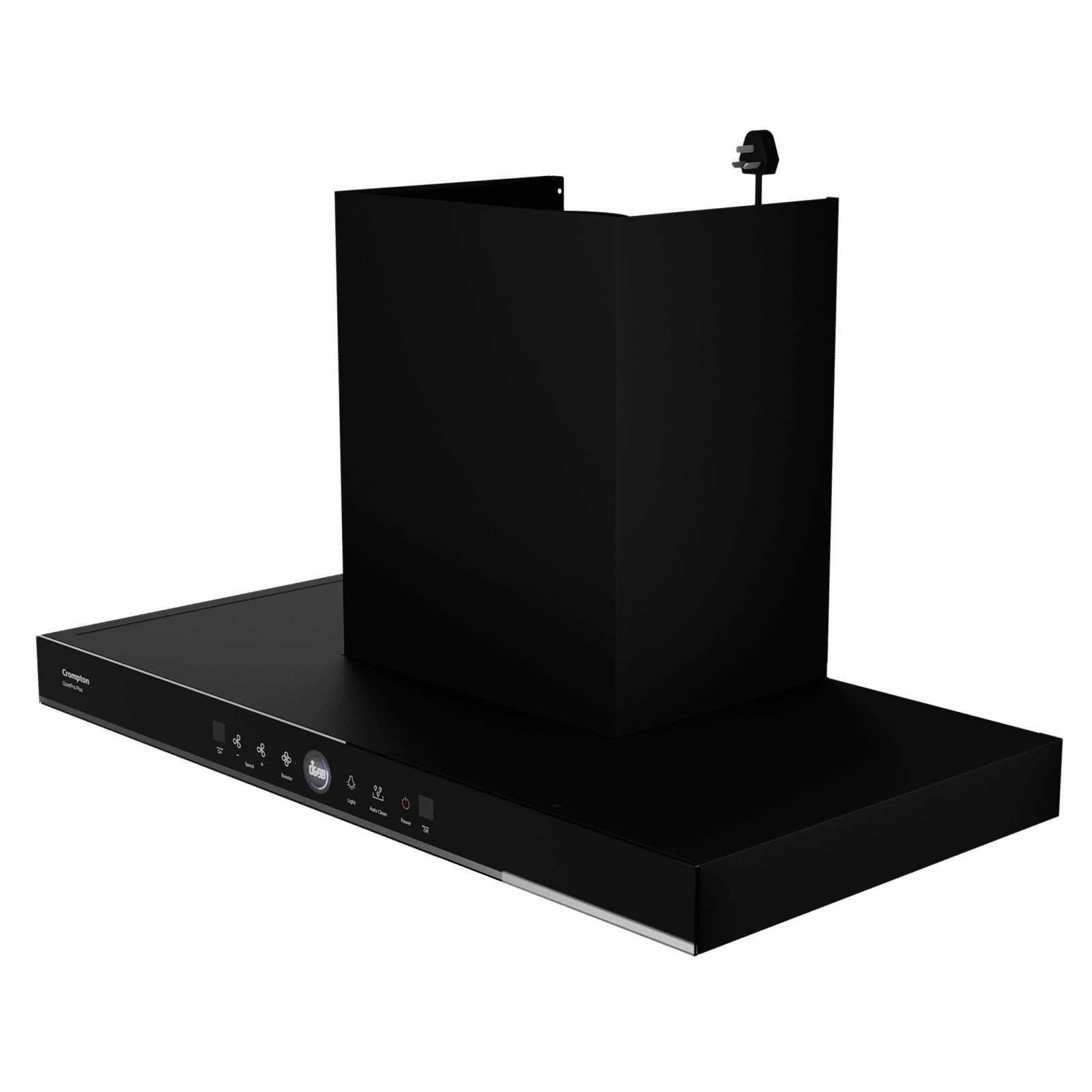 Crompton QuietPro Plus 90cm 1587m3/hr Ducted Auto Clean Wall Mounted Chimney with Gesture Control (Midnight Black) Crompton QuietPro Plus 90cm 1587m3/hr Ducted Auto Clean Wall Mounted Chimney with Gesture Control (Midnight Black)_5