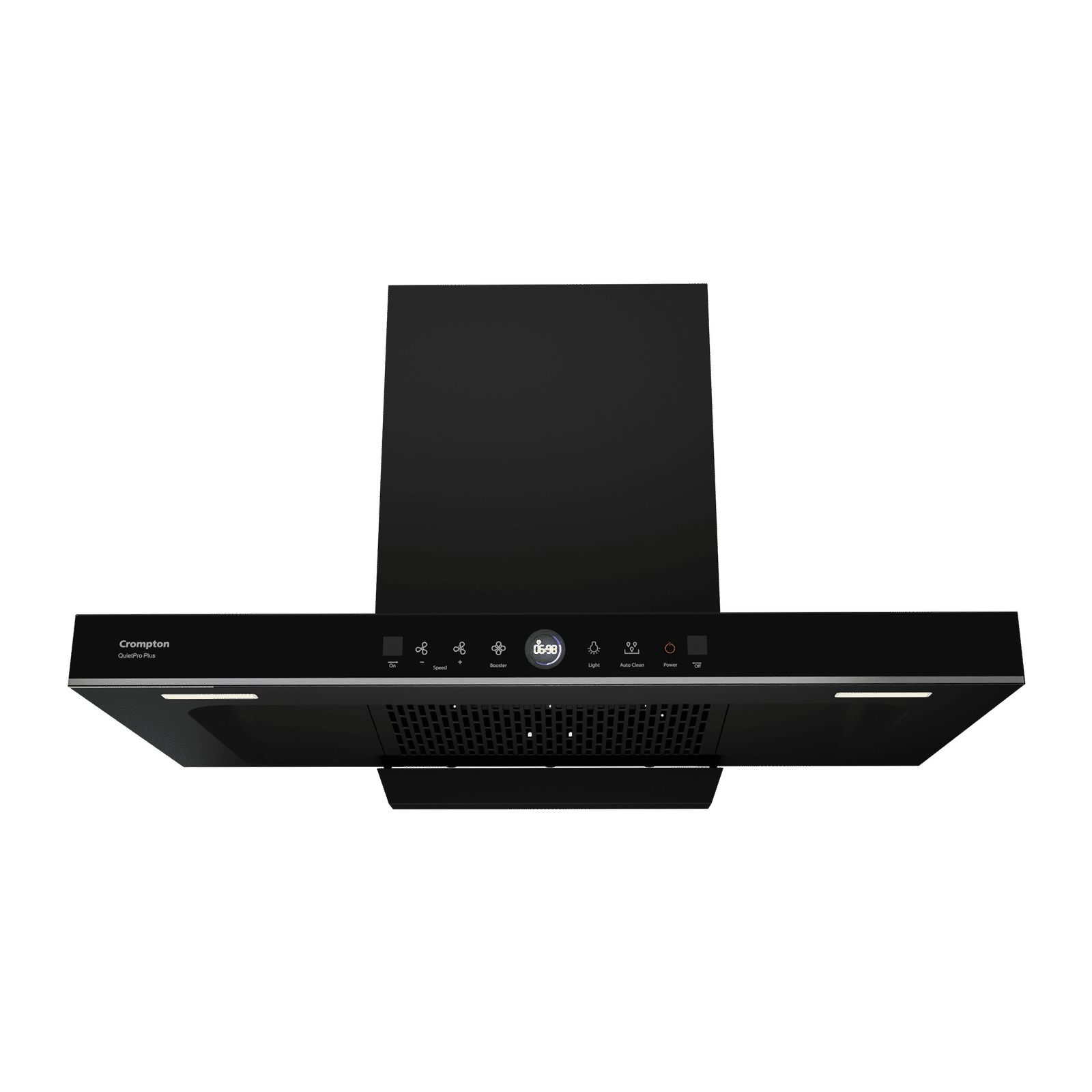 Crompton QuietPro Plus 90cm 1587m3/hr Ducted Auto Clean Wall Mounted Chimney with Gesture Control (Midnight Black) Crompton QuietPro Plus 90cm 1587m3/hr Ducted Auto Clean Wall Mounted Chimney with Gesture Control (Midnight Black)_1