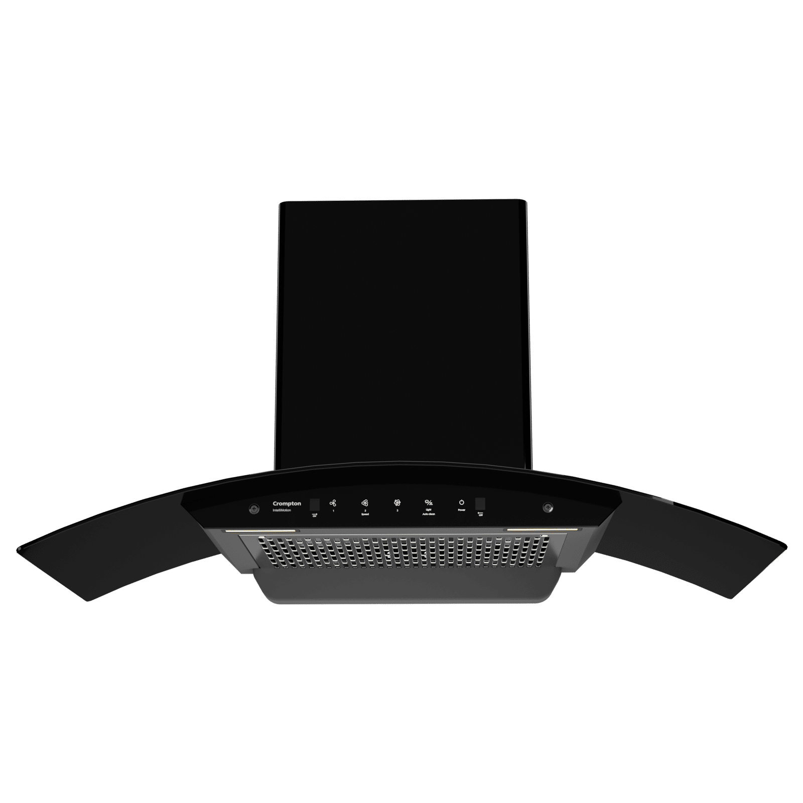 Crompton IntelliMotion 90cm 1203m3/hr Ducted Wall Mounted Chimney with Filterless Technology (Black) Crompton IntelliMotion 90cm 1203m3/hr Ducted Wall Mounted Chimney with Filterless Technology (Black)_1