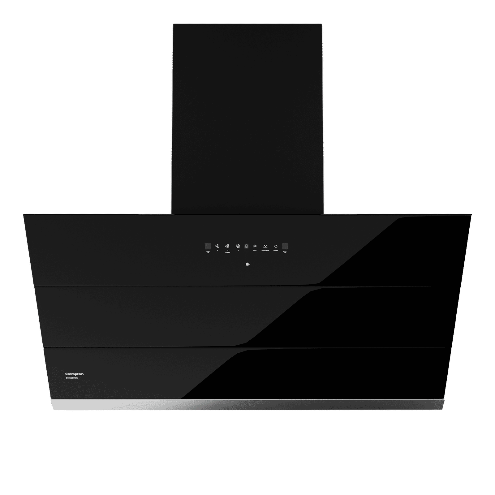Crompton SensoSmart 90cm 1626m3/hr Ducted Auto Clean Wall Mounted Chimney with Gesture Control (Black) Crompton SensoSmart 90cm 1626m3/hr Ducted Auto Clean Wall Mounted Chimney with Gesture Control (Black)_1
