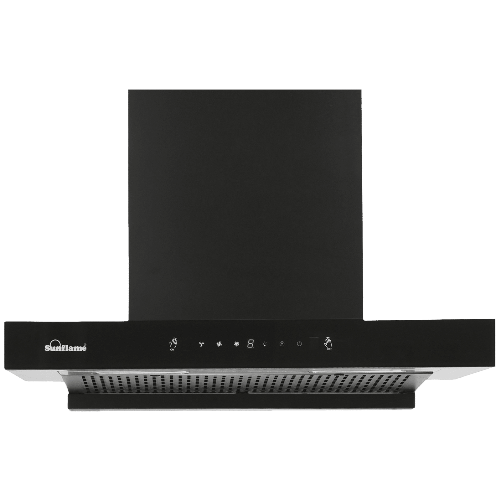Sunflame CH Cupo DX 60cm 1250m3/hr Ducted Auto Clean Wall Mounted Chimney with Washable Filter (Black) Sunflame CH Cupo DX 60cm 1250m3/hr Ducted Auto Clean Wall Mounted Chimney with Washable Filter (Black)_1