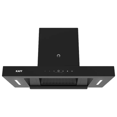 KAFF CASTO 75 DC 75cm 1480m3/hr Ducted Auto Clean Wall Mounted Chimney with BLDC Motor (Black)
