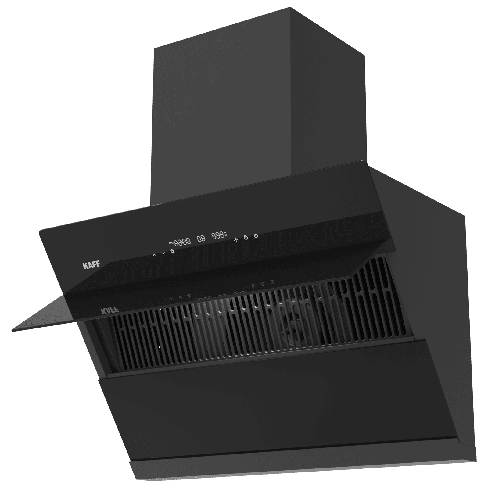 KAFF ALBURY60DC 60cm 1280m3/hr Ducted Auto Clean Wall Mounted Chimney with BLDC Motor (Black) KAFF ALBURY60DC 60cm 1280m3/hr Ducted Auto Clean Wall Mounted Chimney with BLDC Motor (Black)_4
