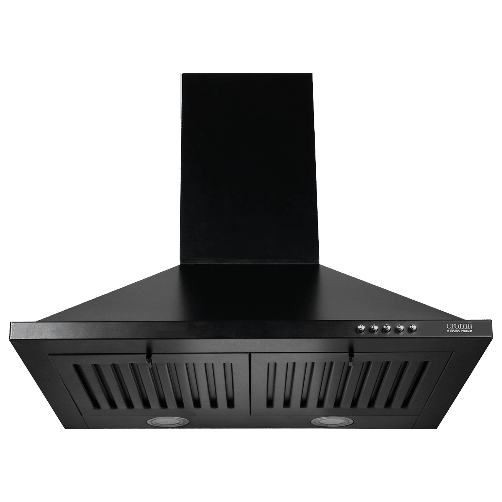 Croma AG1108 60cm 900m3/hr Ducted Wall Mounted Chimney with Push Button Control (Black) Croma AG1108 60cm 900m3/hr Ducted Wall Mounted Chimney with Push Button Control (Black)_5