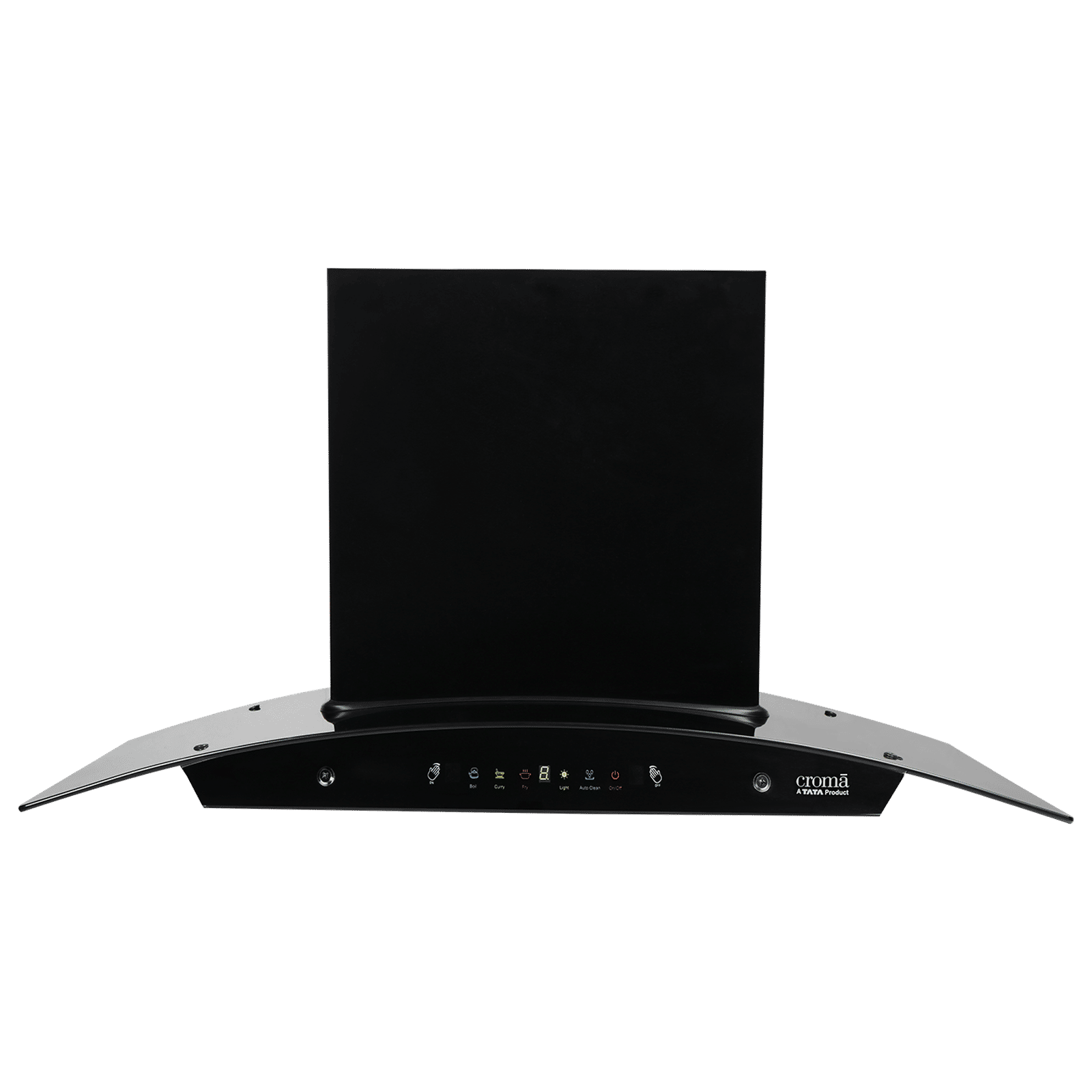 Croma AG1110 90cm 1800m3/hr Ducted Auto Clean Wall Mounted Chimney with Motion Sensor Control (Black)_1
