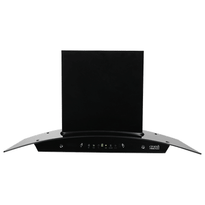 Croma AG1110 90cm 1800m3/hr Ducted Auto Clean Wall Mounted Chimney with Motion Sensor Control (Black)