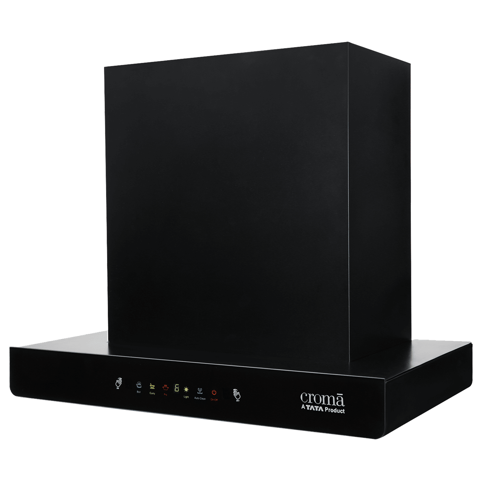 Croma AG1111 60cm 1300m3/hr Ducted Auto Clean Wall Mounted Chimney with Motion Sensor Control (Black) Croma AG1111 60cm 1300m3/hr Ducted Auto Clean Wall Mounted Chimney with Motion Sensor Control (Black)_7