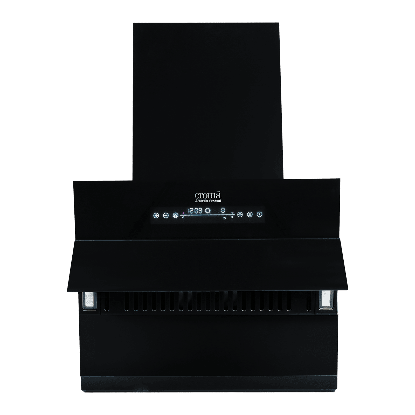 Croma AG1113 60cm 1300m3/hr Ducted Auto Clean Wall Mounted Chimney with Motion Sensor Control (Black)_1