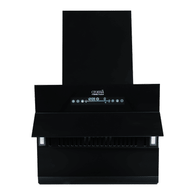 Croma AG1113 60cm 1300m3/hr Ducted Auto Clean Wall Mounted Chimney with Motion Sensor Control (Black)