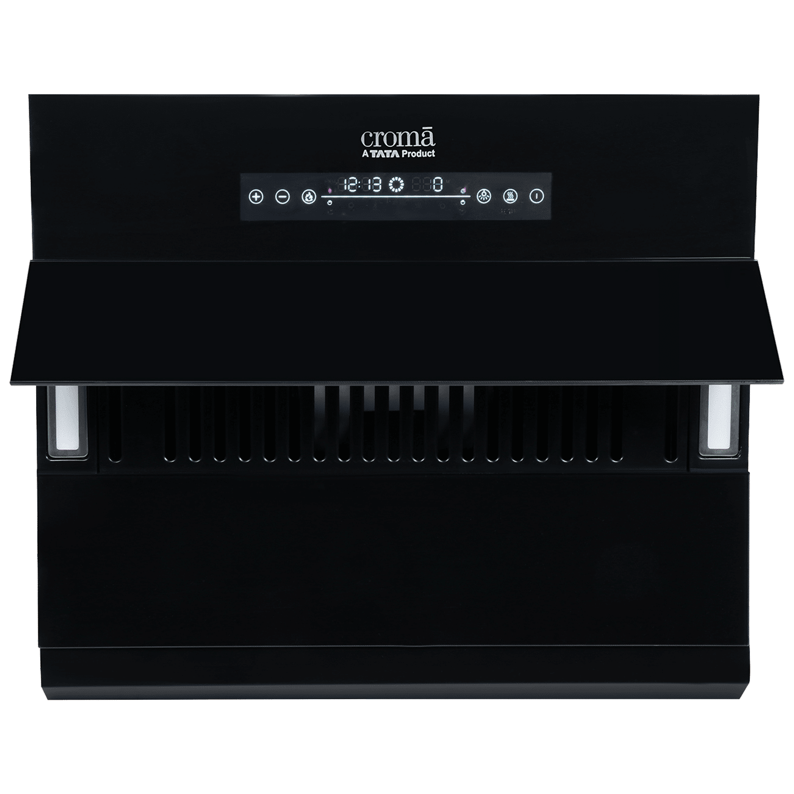 Croma AG1113 60cm 1300m3/hr Ducted Auto Clean Wall Mounted Chimney with Motion Sensor Control (Black)_5