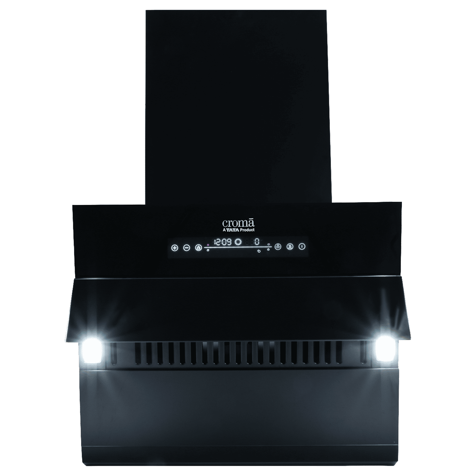 Croma AG1113 60cm 1300m3/hr Ducted Auto Clean Wall Mounted Chimney with Motion Sensor Control (Black)_8