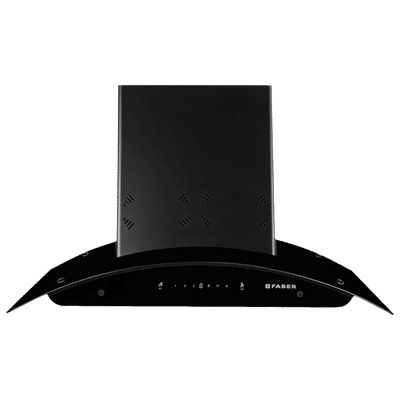 FABER ELLORA 3D IN HC SC BF BK 75 75cm
                      1400m3/hr Ducted Auto Clean Wall Mounted Chimney
                      with Odor Sensing Technology (Black)