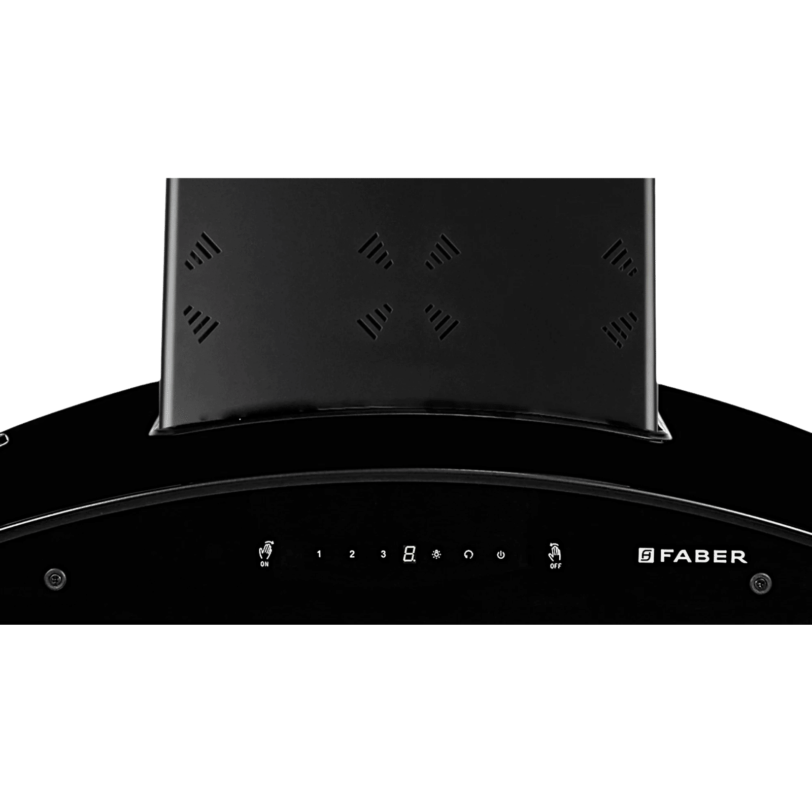 FABER ELLORA 3D IN HC SC BF BK 75 75cm 1400m3/hr Ducted Auto Clean Wall Mounted Chimney with Odor Sensing Technology (Black) FABER ELLORA 3D IN HC SC BF BK 75 75cm 1400m3/hr Ducted Auto Clean Wall Mounted Chimney with Odor Sensing Technology (Black)_6