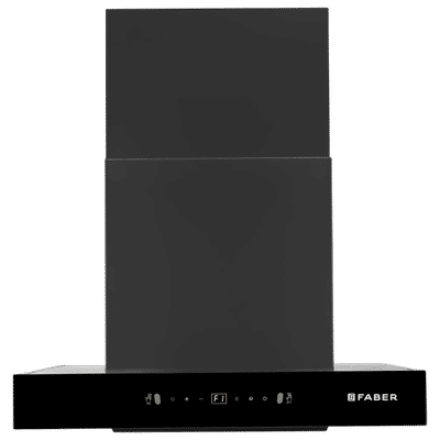 FABER SIGMA BLDC HC SC BK 60 60cm 1500m3/hr Ducted Auto Clean Wall Mounted Chimney with Gesture and Remote Control (Black)