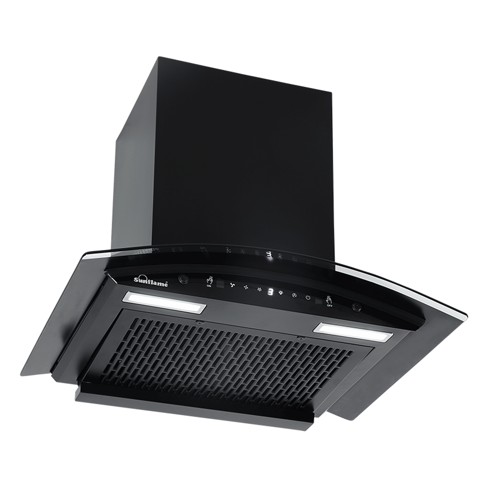 Sunflame Genial 60cm 1250m3/hr Ducted Auto Clean Wall Mounted Chimney with Motion Sensor Control (Black) Sunflame Genial 60cm 1250m3/hr Ducted Auto Clean Wall Mounted Chimney with Motion Sensor Control (Black)_5