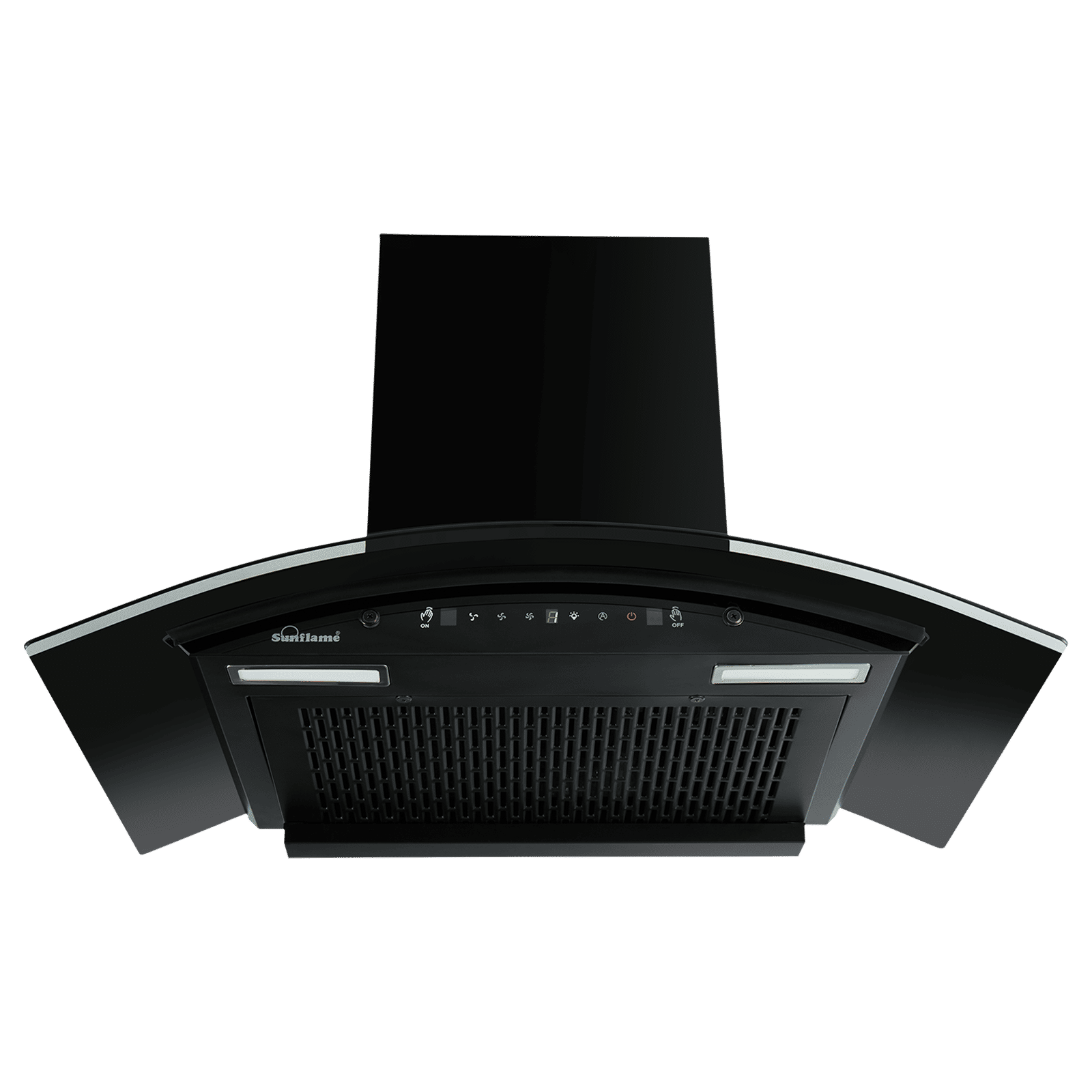 Sunflame Genial 75cm 1300m3/hr Ducted Auto Clean Wall Mounted Chimney with Motion Sensor Control (Black) Sunflame Genial 75cm 1300m3/hr Ducted Auto Clean Wall Mounted Chimney with Motion Sensor Control (Black)_7