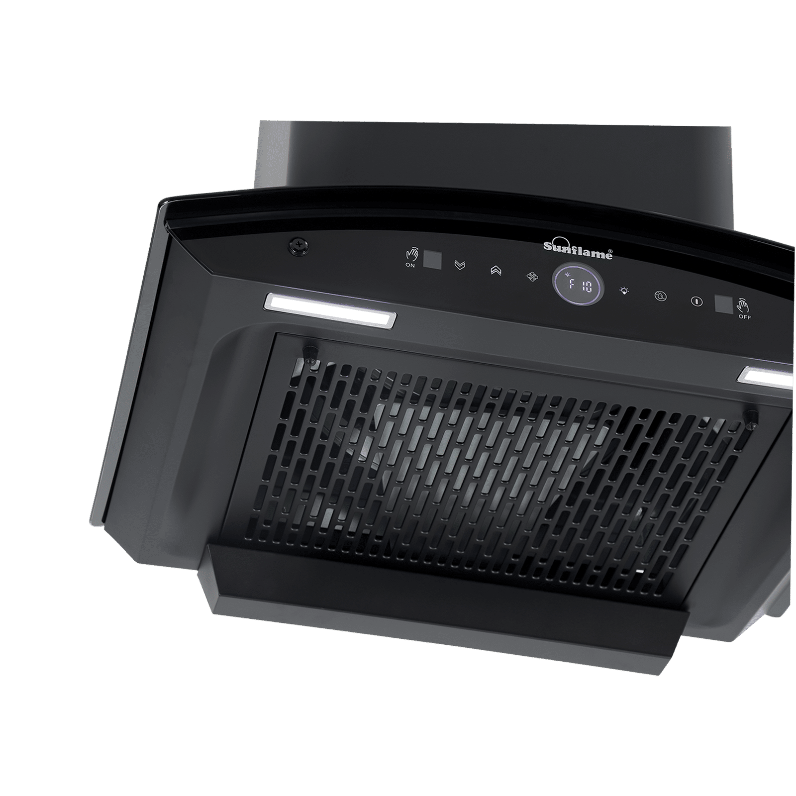 Sunflame CH SERENO 60cm 1400m3/hr Ducted Auto Clean Wall Mounted Chimney with Feather Touch Controls (Black) Sunflame CH SERENO 60cm 1400m3/hr Ducted Auto Clean Wall Mounted Chimney with Feather Touch Controls (Black)_5