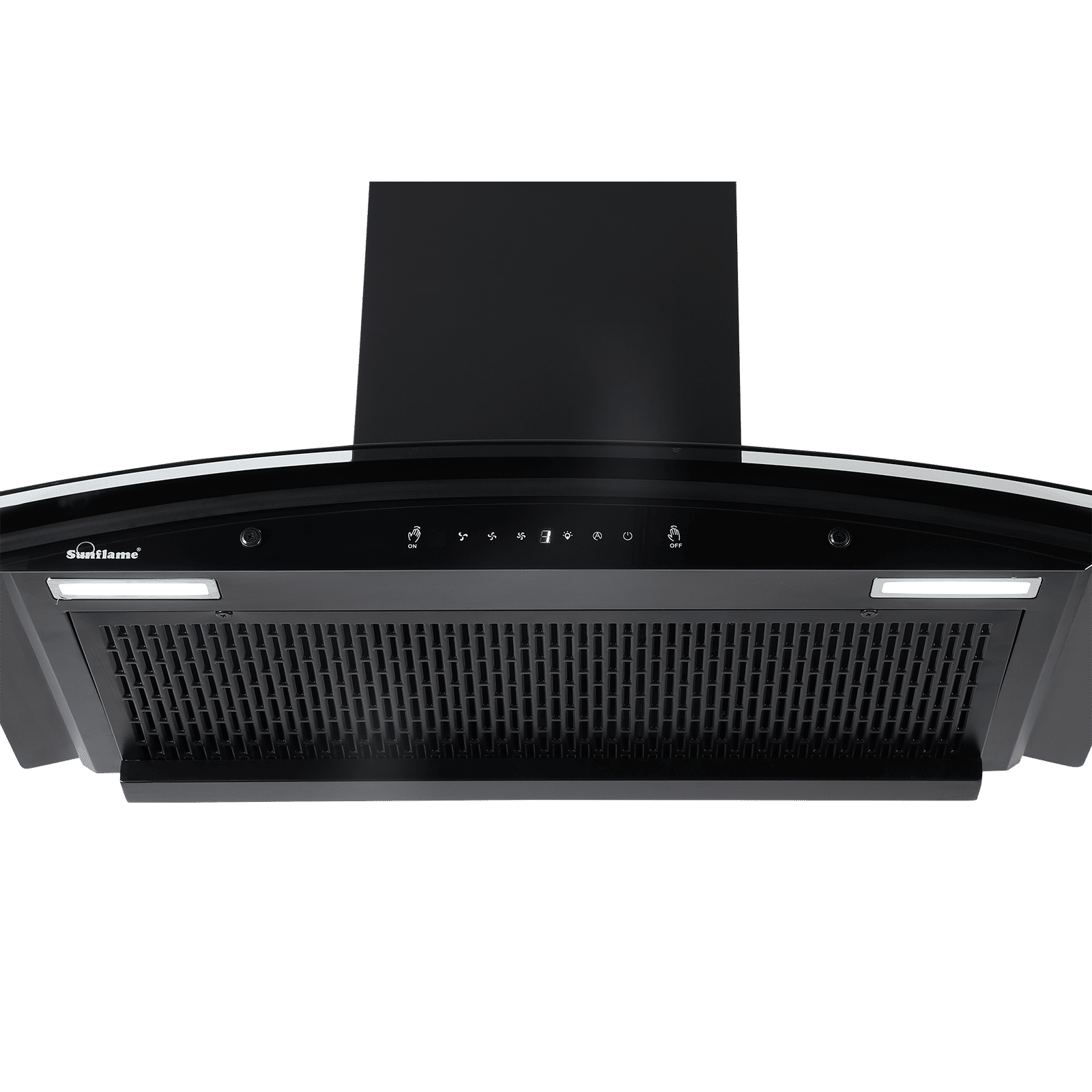 Sunflame Genial 90cm 1350m3/hr Ducted Auto Clean Wall Mounted Chimney with Motion Sensor Control (Black)_4