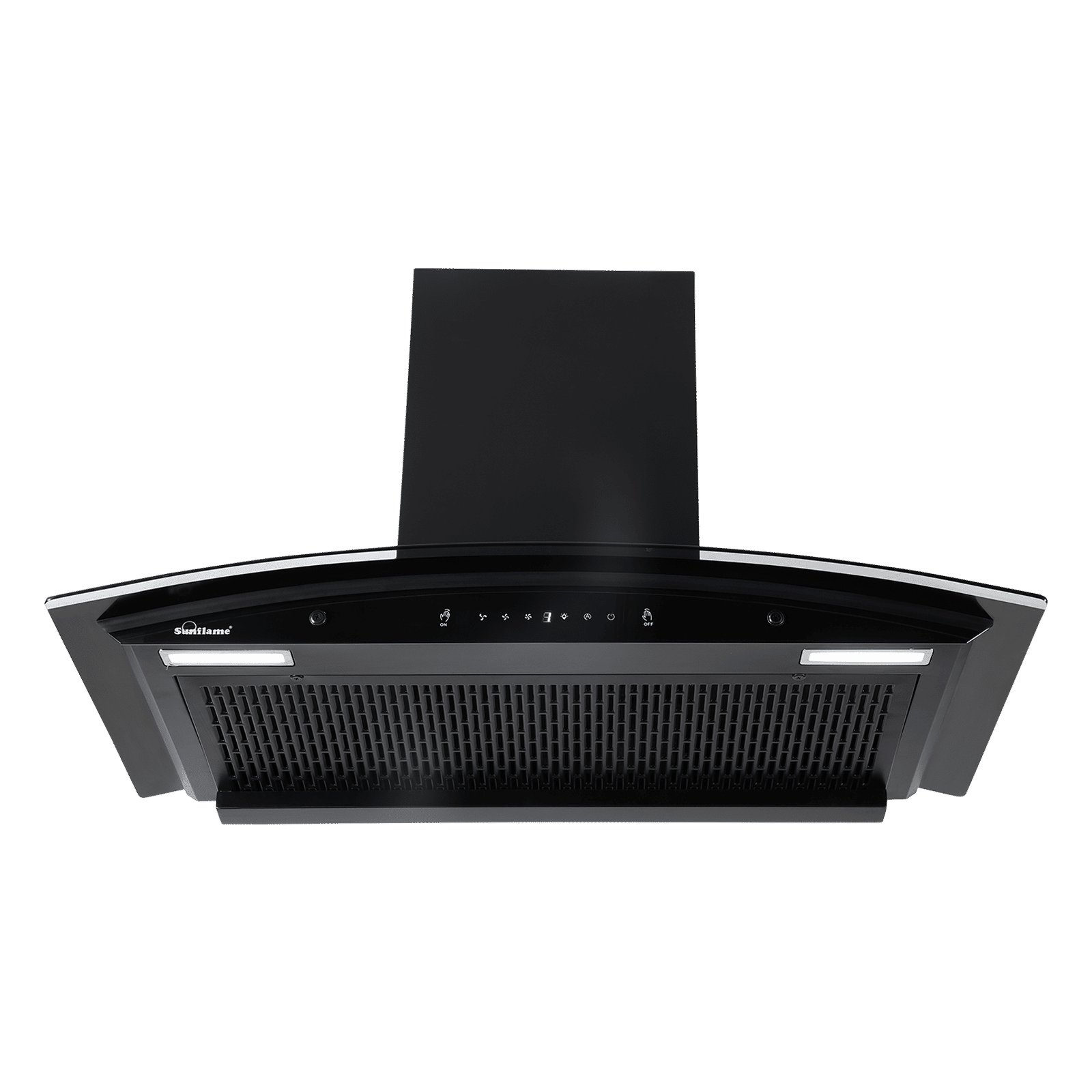 Sunflame Genial 90cm 1350m3/hr Ducted Auto Clean Wall Mounted Chimney with Motion Sensor Control (Black)_5