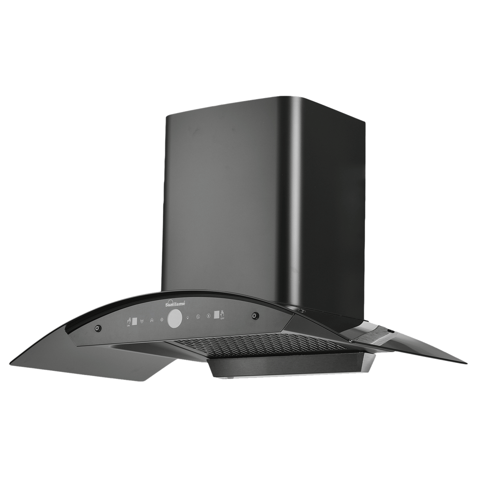 Sunflame Sereno 90cm 1400m3/hr Ducted Auto Clean Wall Mounted Chimney with Motion Sensor (Black)_6