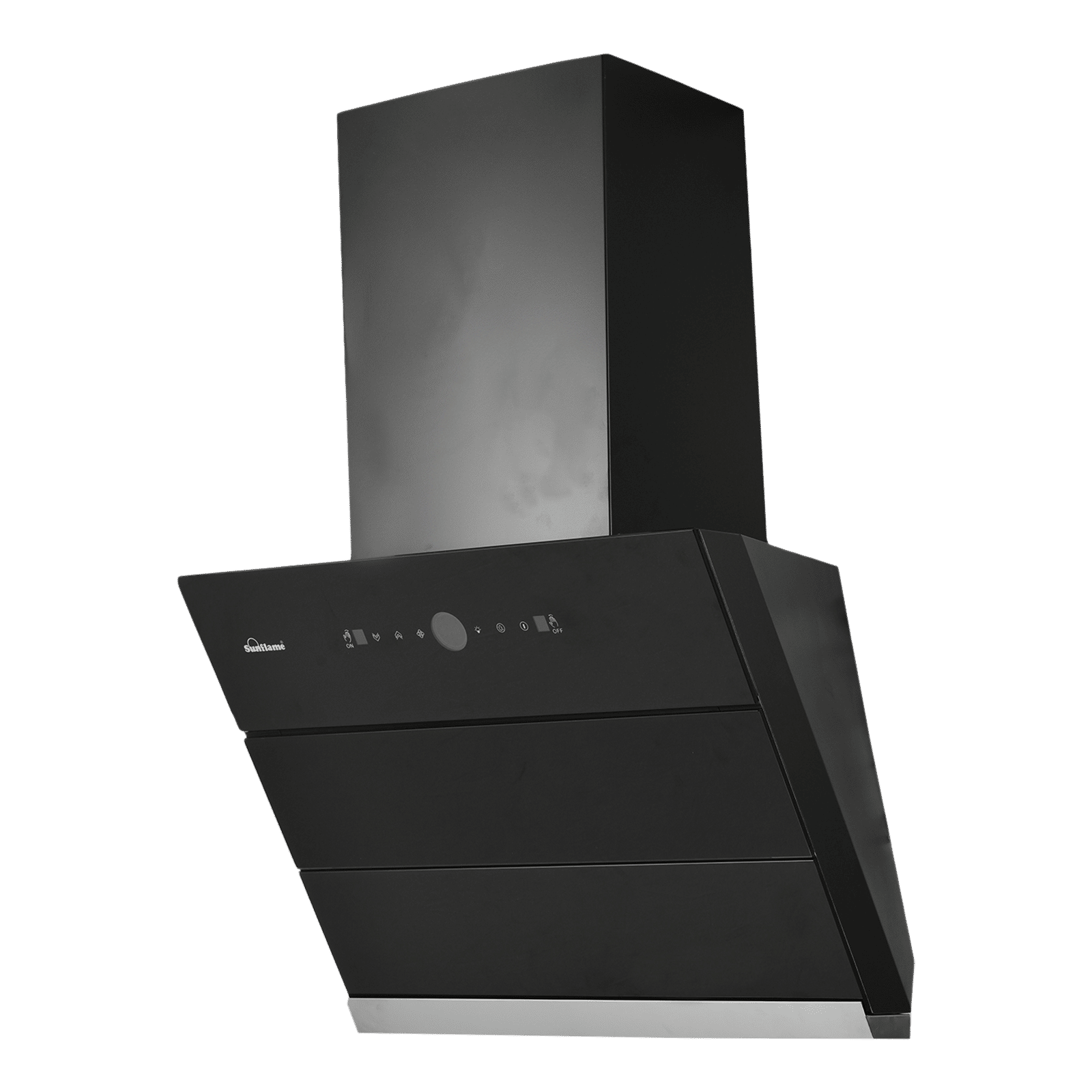 Sunflame Tranquilo 60cm 1400m3/hr Ducted Auto Clean Wall Mounted Chimney with Motion Sensor (Black)_6