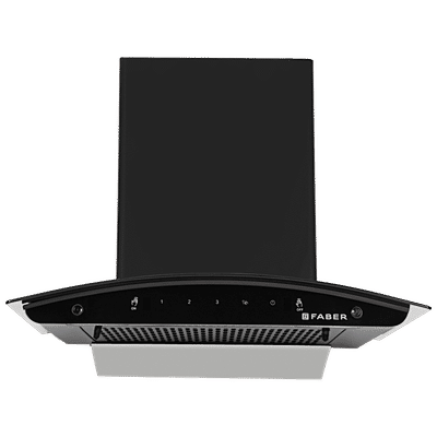 FABER FLORENCE IN FL SC HC BK 60cm 1200m3/hr
                      Ducted Auto Clean Wall Mounted Chimney with Motion
                      Sensor Control (Black)