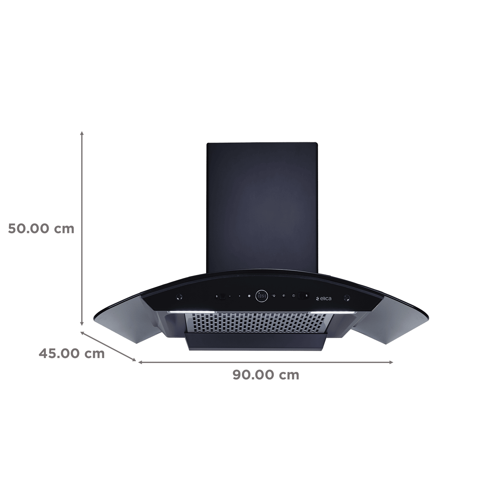 elica PRO PLUS FL BLDC 90cm 1600m3/hr Ducted Auto Clean Wall Mounted Chimney with Motion Sensor Control (Black) elica PRO PLUS FL BLDC 90cm 1600m3/hr Ducted Auto Clean Wall Mounted Chimney with Motion Sensor Control (Black)_2