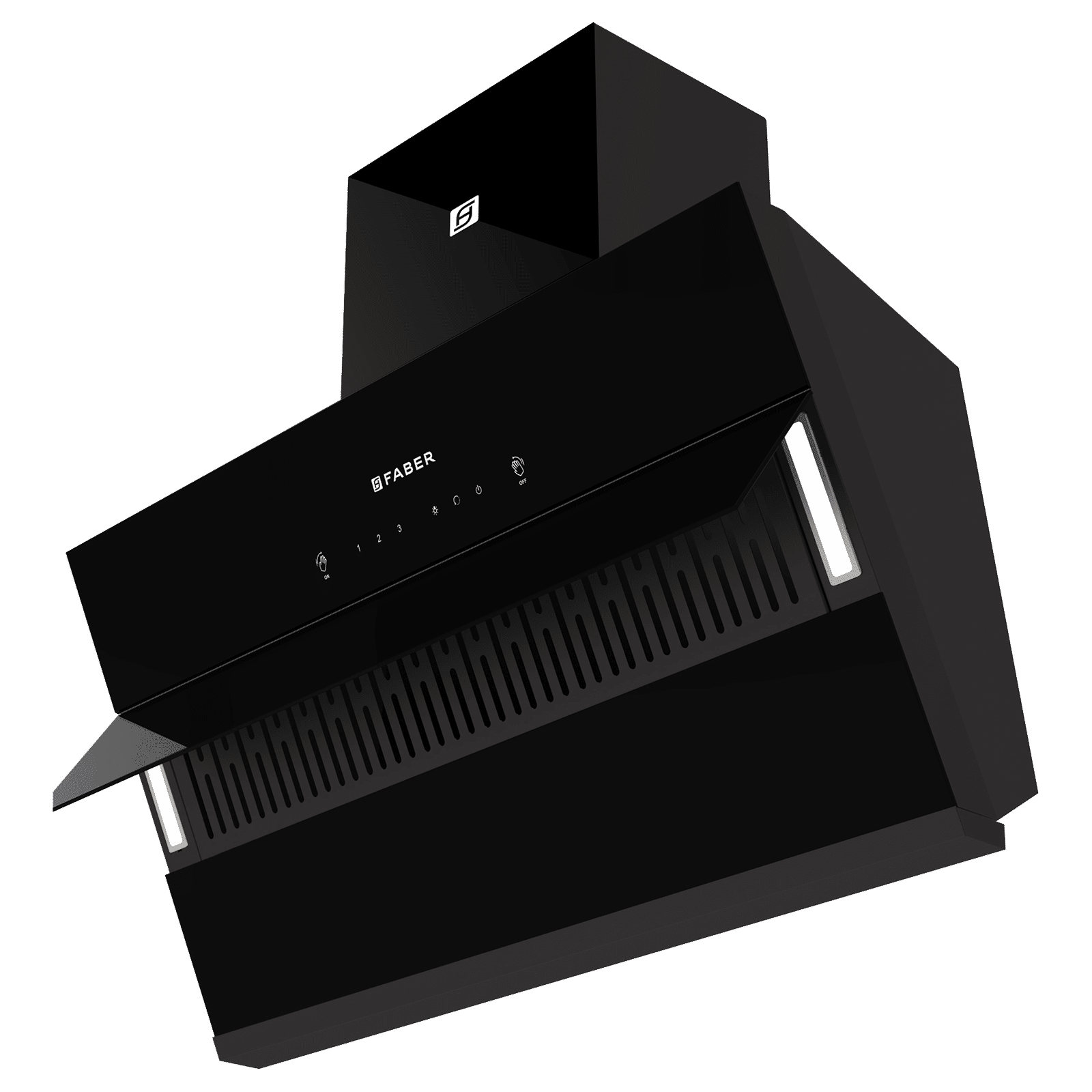 FABER HOOD ZENITH FL HC SC BK IN 90cm 1400m3/hr Ducted Auto Clean Wall Mounted Chimney with Odor Sensor (Black)_4