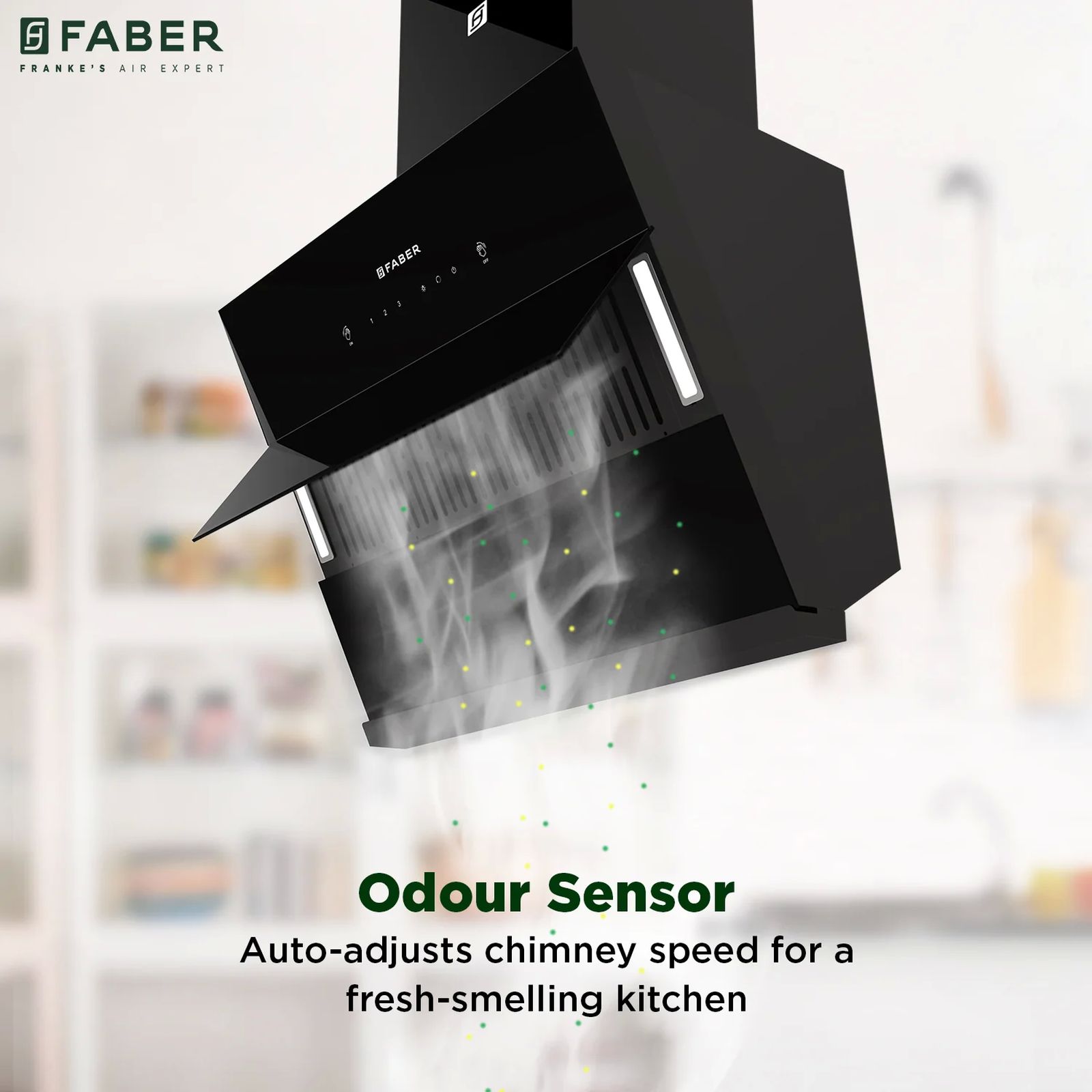 FABER HOOD ZENITH FL HC SC BK IN 75cm 1400m3/hr Ducted Auto Clean Wall Mounted Chimney with Odor Sensor (Black) FABER HOOD ZENITH FL HC SC BK IN 75cm 1400m3/hr Ducted Auto Clean Wall Mounted Chimney with Odor Sensor (Black)_8