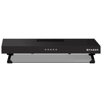 FABER RUBY PB BK IN 60cm 1000m3/hr Ducted
                      Wall Mounted Chimney with Baffle Filter (Black)