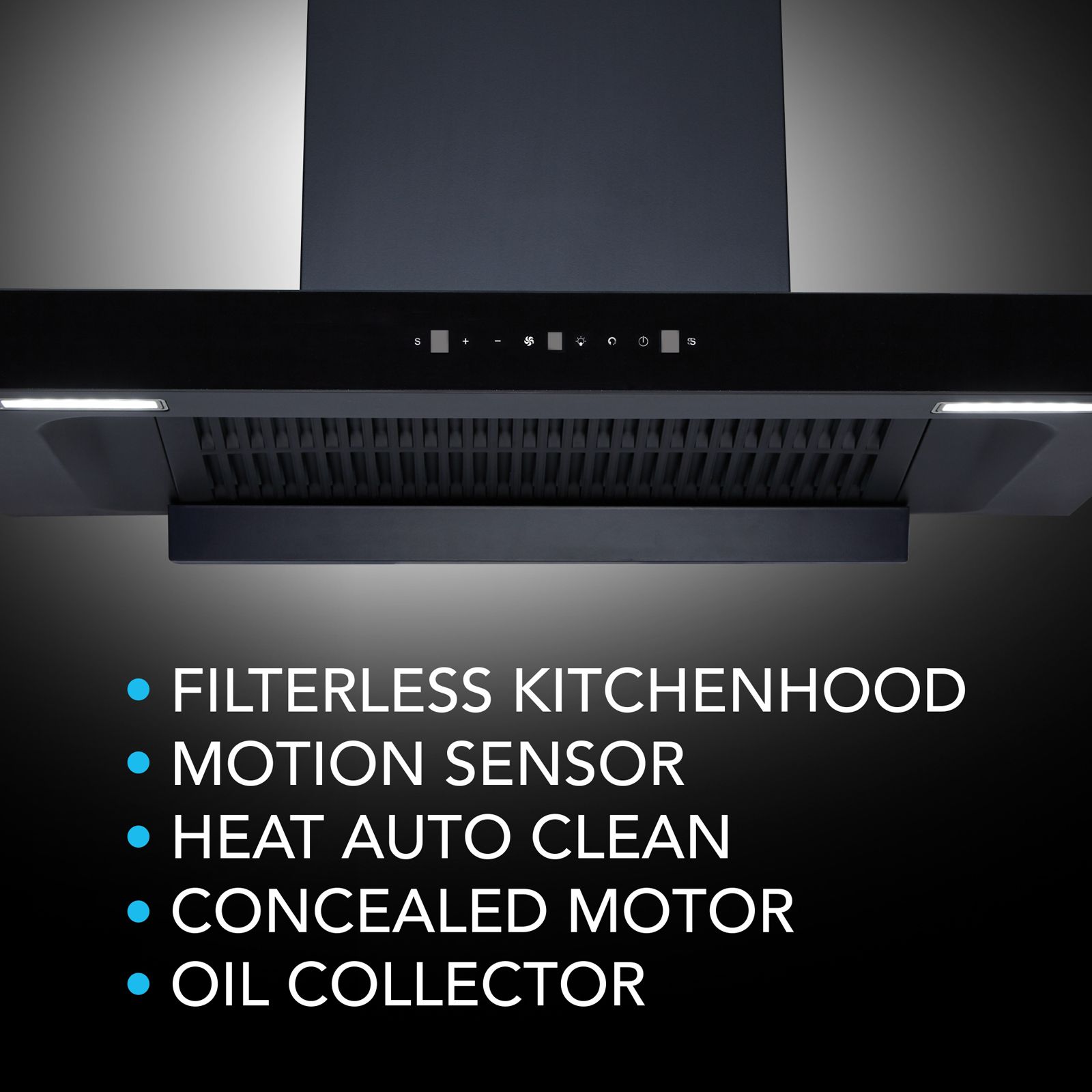 elica SPT MAX FL 900 BLDC 90cm 1500m3/hr Ducted Auto Clean Wall Mounted Chimney with Motion Sensor Control (Black)_6