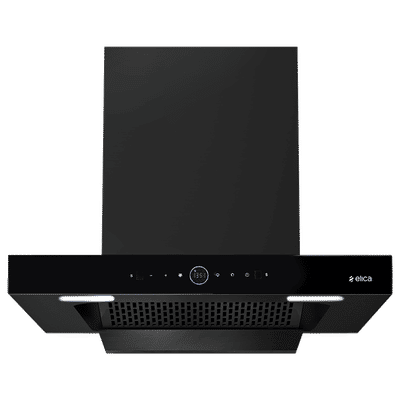 elica SPT PRO PLUS FL BLDC 75cm 1600m3/hr Ducted Auto Clean Wall Mounted Chimney with Motion Sensor Control (Black)