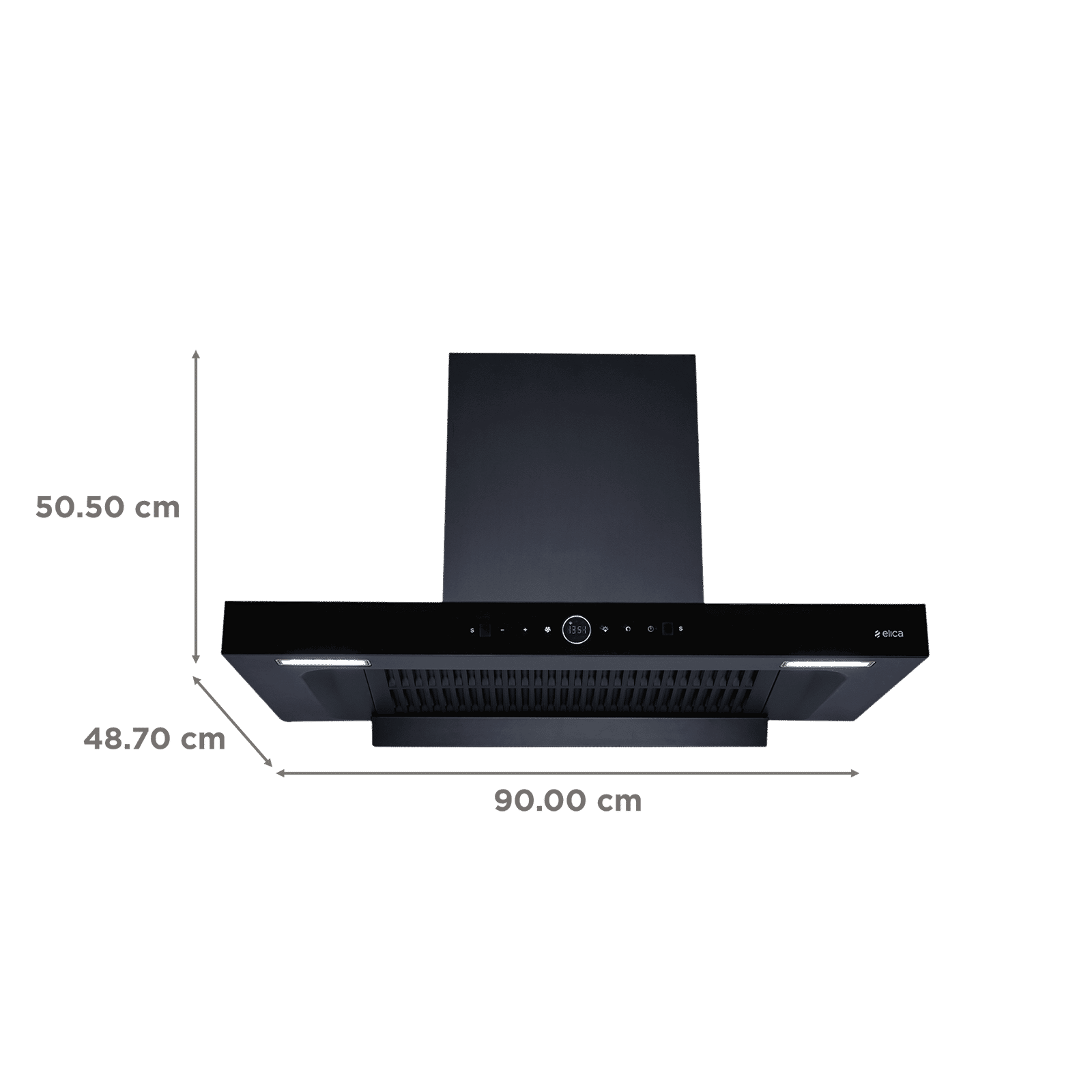 elica SPT MAX PRO PLUS FL 900 BLDC HAC LTW MS NERO FULL GRILL 90cm 1600m3/hr Ducted Wall Mounted Chimney with Motion Sensor Control (Black) elica SPT MAX PRO PLUS FL 900 BLDC HAC LTW MS NERO FULL GRILL 90cm 1600m3/hr Ducted Wall Mounted Chimney with Motion Sensor Control (Black)_2