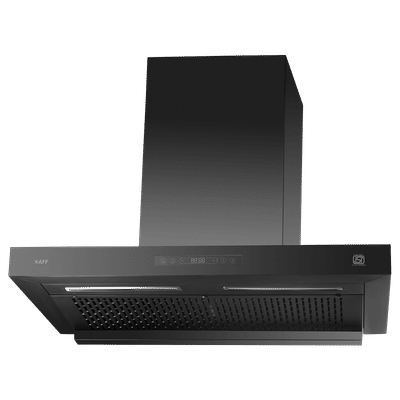 KAFF ASHPRO 60 DC 60cm 1600m3/hr Ducted Auto Clean Wall Mounted Chimney with Motion Sensor Control (Black)