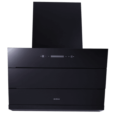 elica EFL 3V 751 BLDC HAC LTW MS NERO 75cm 1500m3/hr Ductless Auto Clean Cabinet/Hob Mounted Chimney with Motion Sensor Control (Black)