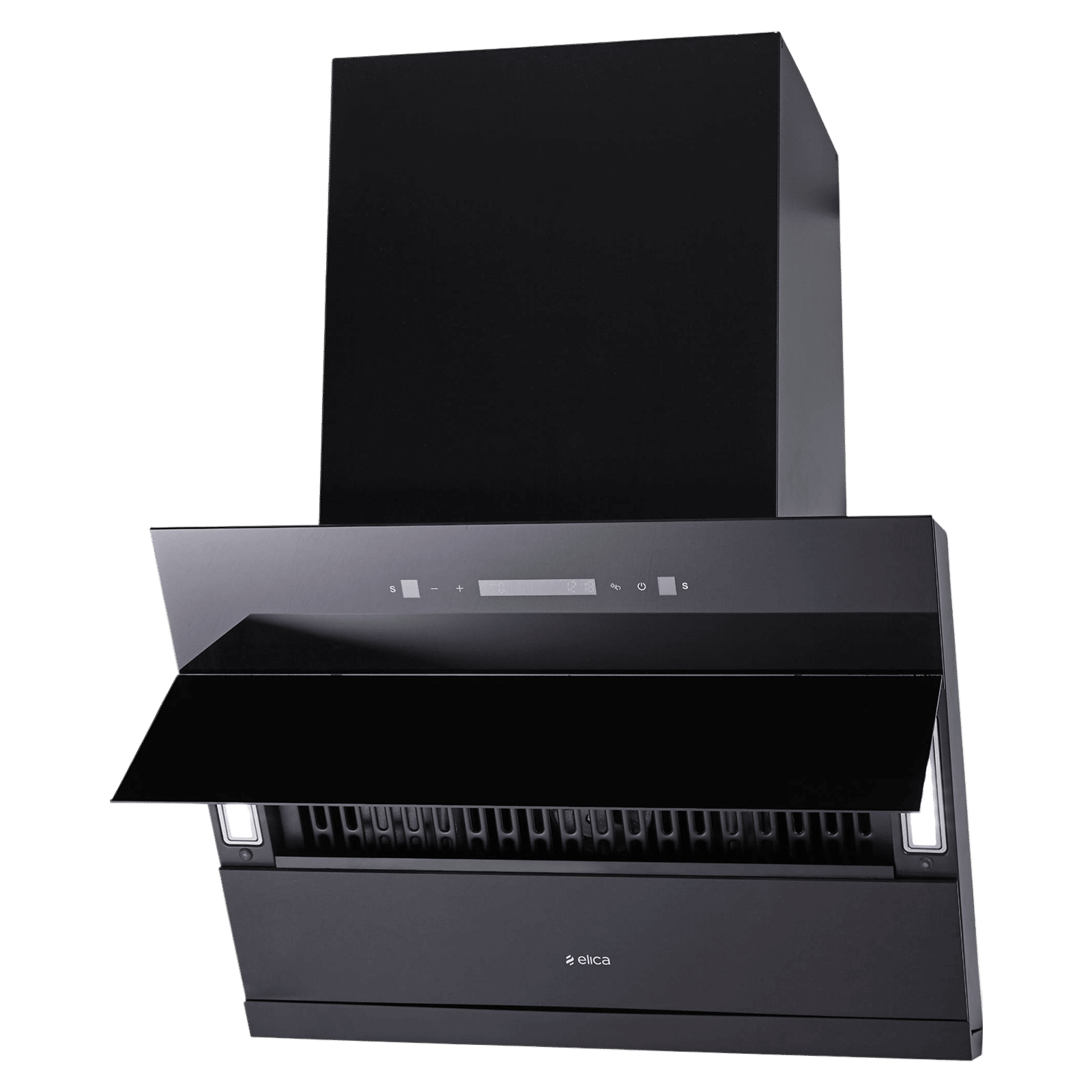 elica EFL 3V 601 HAC LTW MS NERO 60cm 1325m3/hr Ductless Auto Clean Cabinet & Hob Mounted Chimney with Motion Sensor (Black)_5