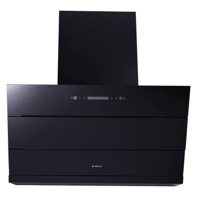 elica EFL 3V 901 BLDC HAC LTW MS NERO 90cm 1500m3/hr Ductless Auto Clean Cabinet/Hob Mounted Chimney with Motion Sensor Control (Black)