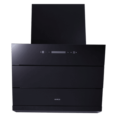 elica EFL 3V 601 BLDC HAC LTW MS NERO 60cm 1500m3/hr Ductless Auto Clean Cabinet/Hob Mounted Chimney with Motion Sensor Control (Black)