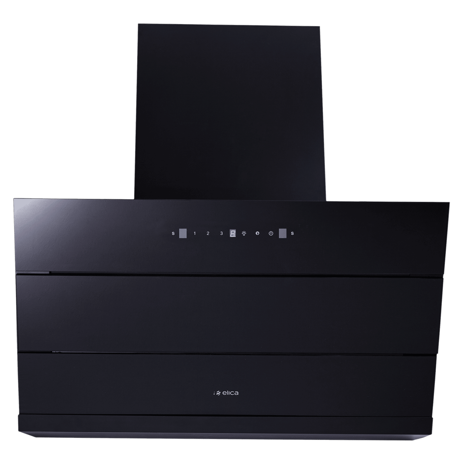 elica EFL 3V 901 HAC LTW MS NERO 90cm 1325m3/hr Ductless Cabinet/Hob Mounted Chimney with Motion Sensor Control (Black)_1